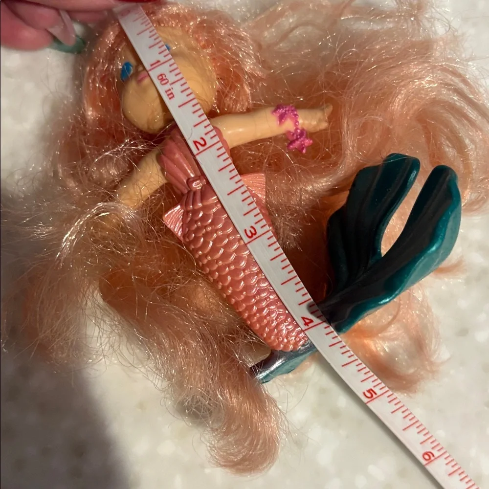 Seawee Doll with Pink Hair and Teal Tail